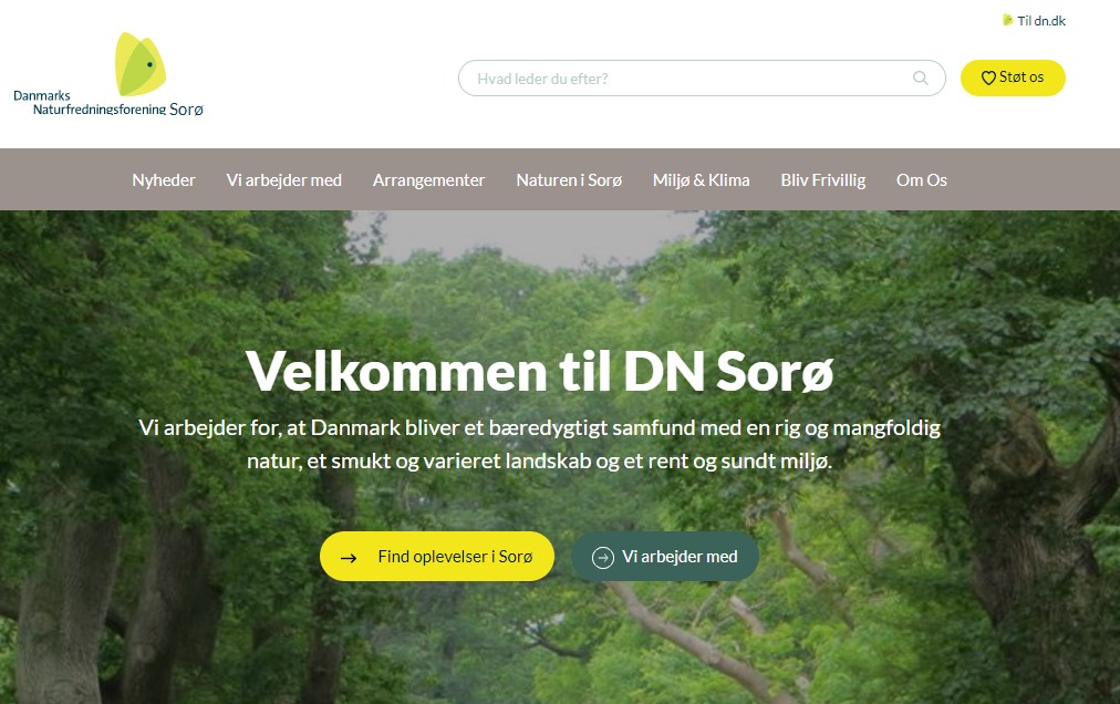 DN Sorøs hjemmeside
